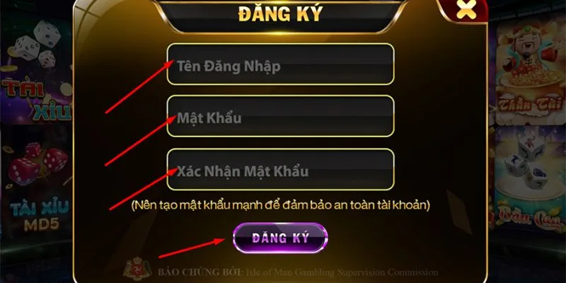 Đăng ký tài khoản bằng số điện thoại